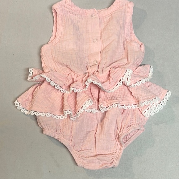 Calvin Klein Soft Pink Baby Romper dress - Picture 4 of 4